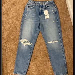 NWT ZARA Mom jeans